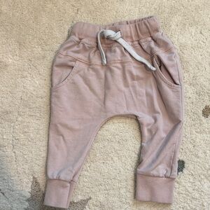 Little Bipsy Blush Drawstring Jogger Pants